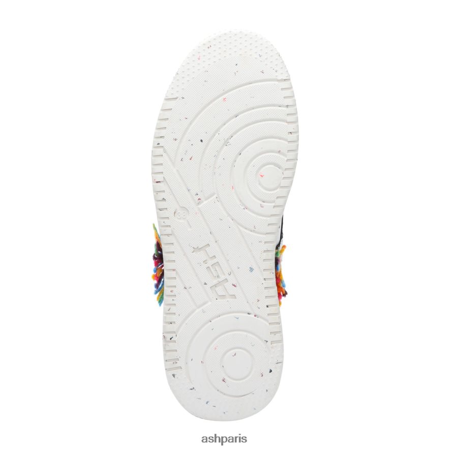 femmes ASH blanc/multicolore baskets montantes arc-en-ciel parker 6H8D0016