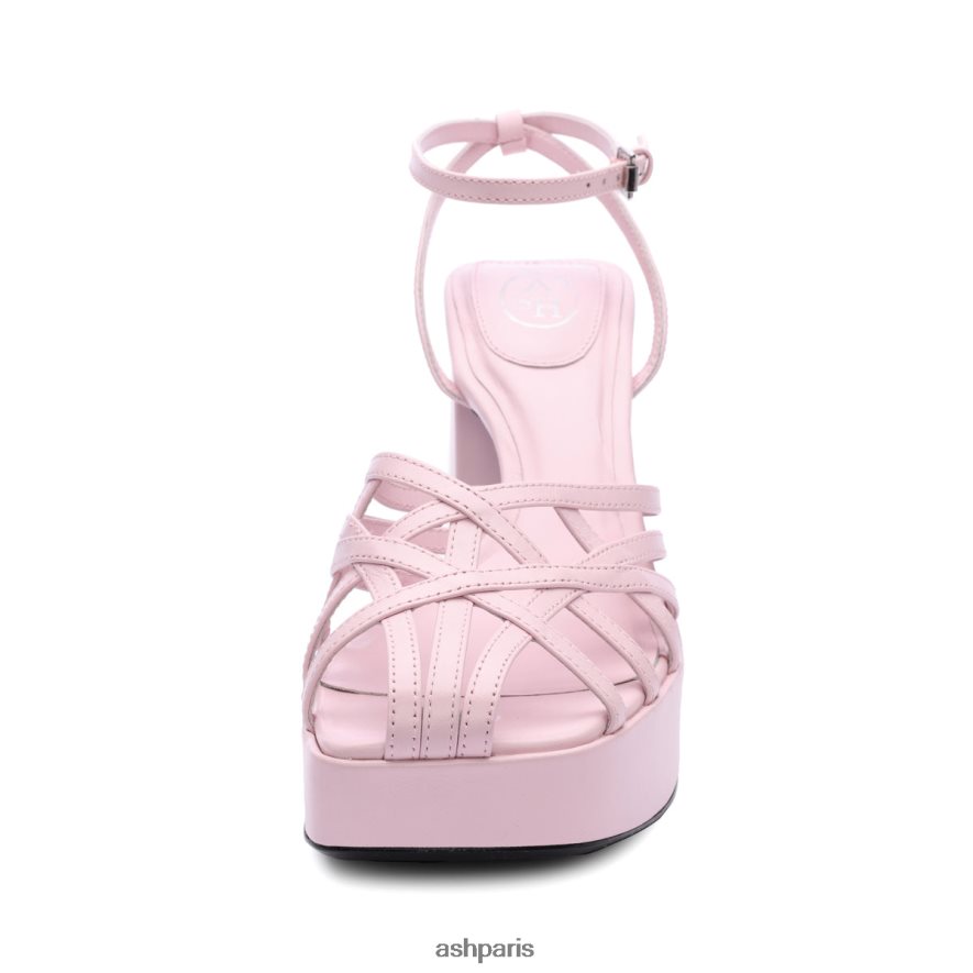 femmes ASH cristal rose sandale habillée à plateforme à lanières Wonder Caged 6H8D0074