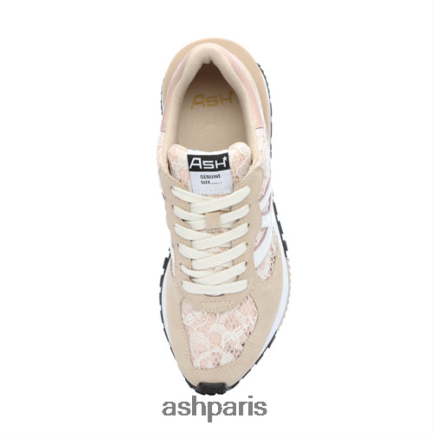 femmes ASH eggnug/rose sel/blanc sneaker de mode toxique 6H8D0019