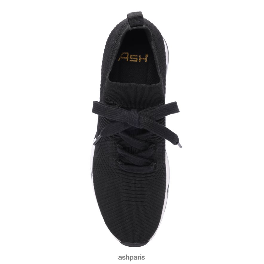 femmes ASH noir baskets en résille et dentelle larsen 6H8D0018