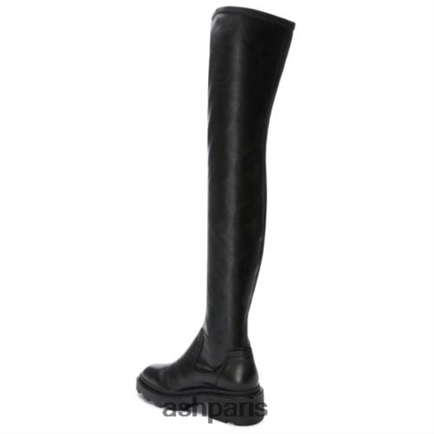 femmes ASH noir botte au-dessus du genou stretch sophistiquée de manny s 6H8D0090