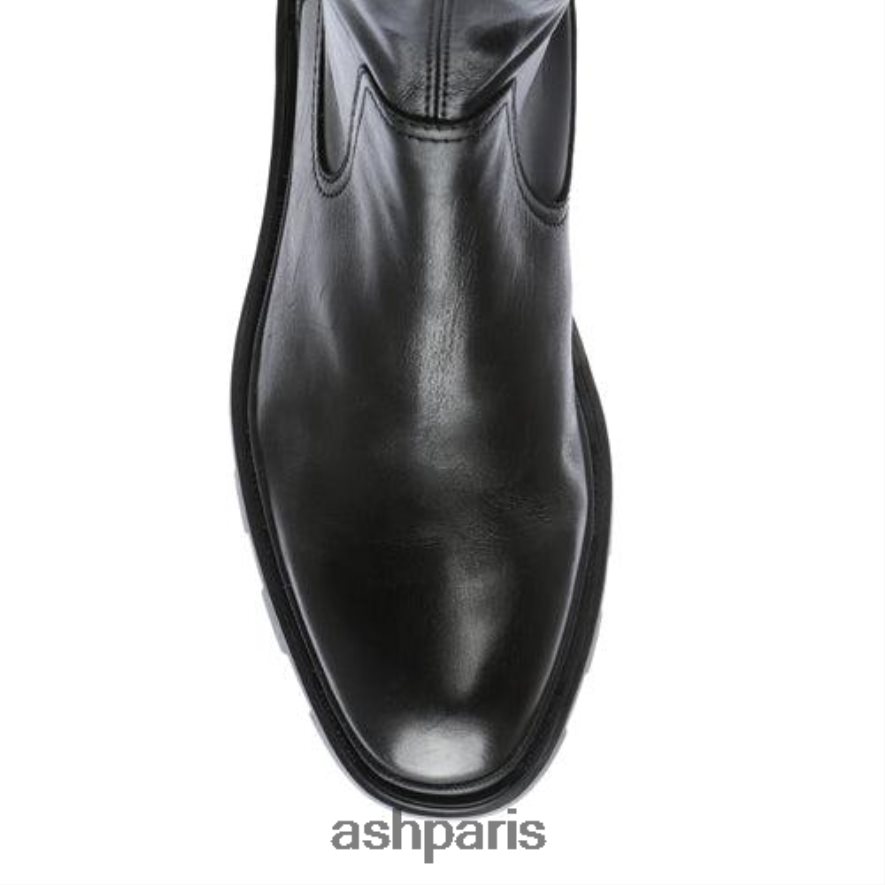 femmes ASH noir botte au-dessus du genou stretch sophistiquée de manny s 6H8D0090