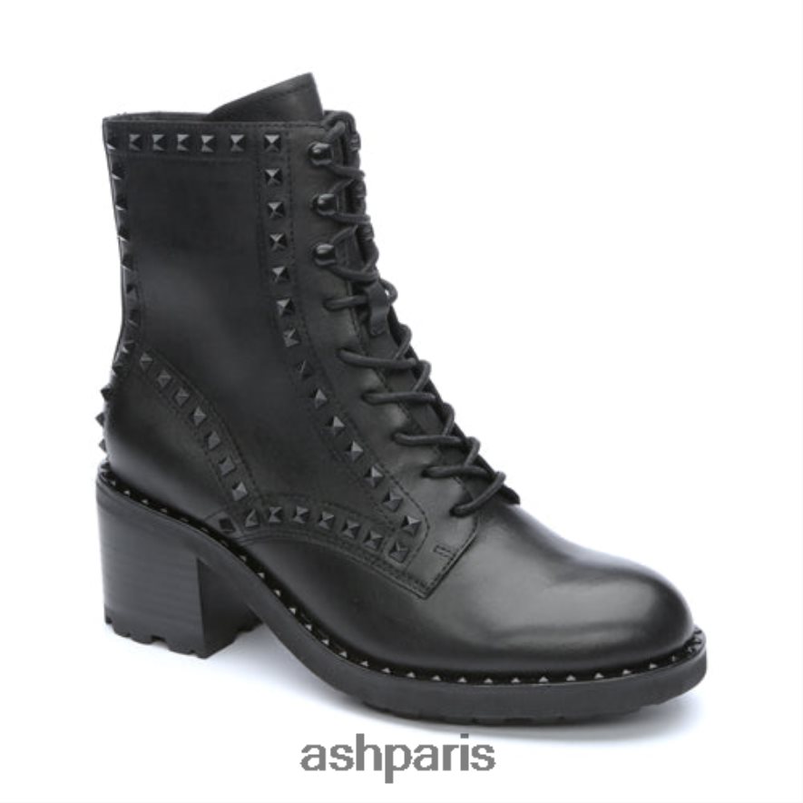 femmes ASH noir botte de moto cloutée xin s 6H8D0087