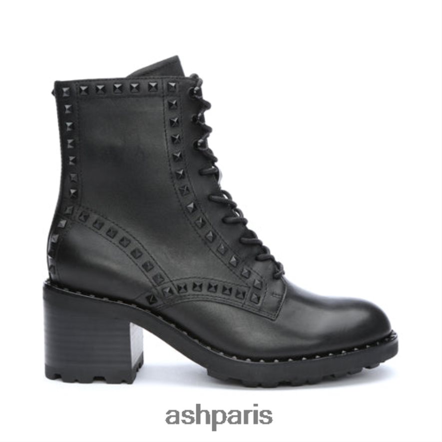 femmes ASH noir botte de moto cloutée xin s 6H8D0087