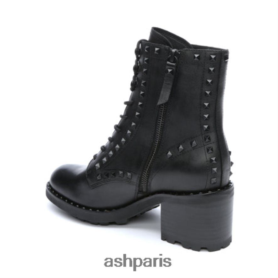 femmes ASH noir botte de moto cloutée xin s 6H8D0087