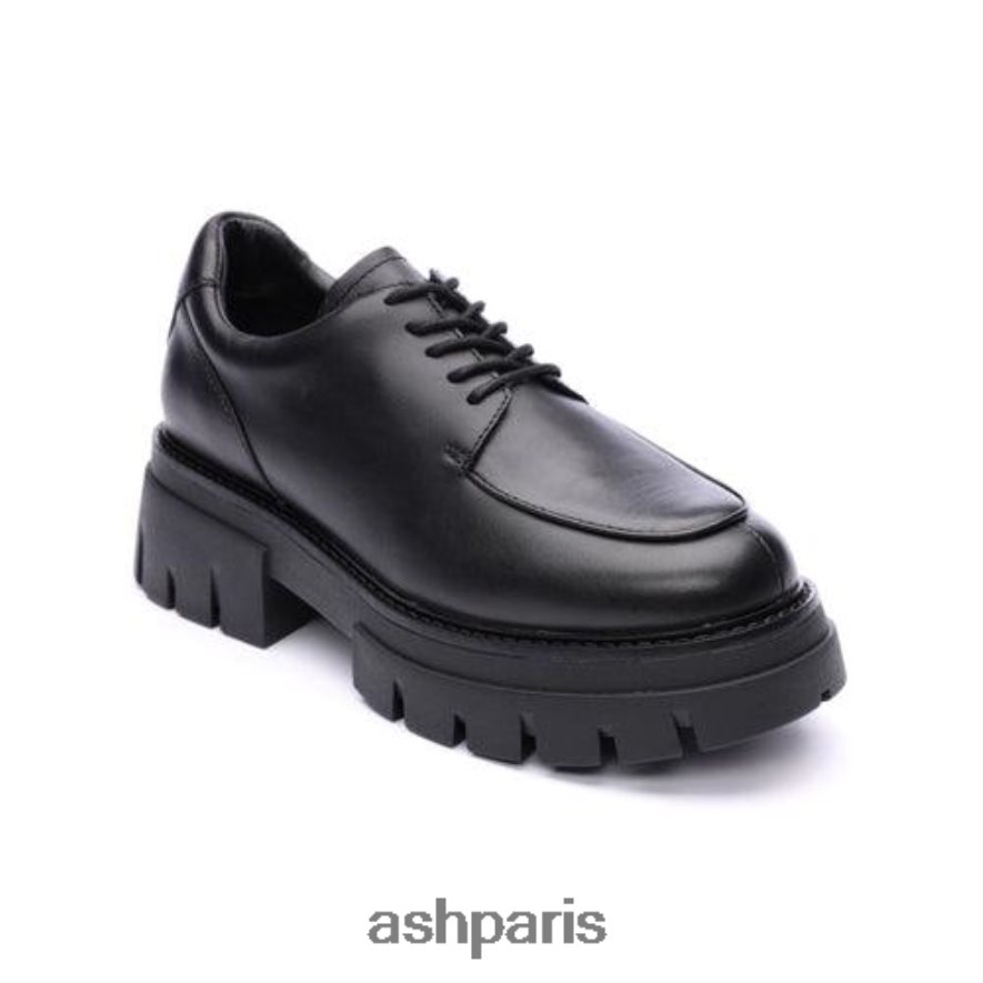 femmes ASH talc/noir genial bis mocassins à plateforme 6H8D001