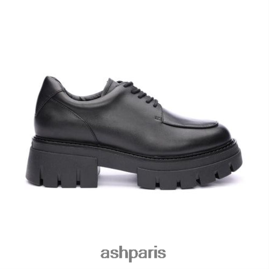 femmes ASH talc/noir genial bis mocassins à plateforme 6H8D001